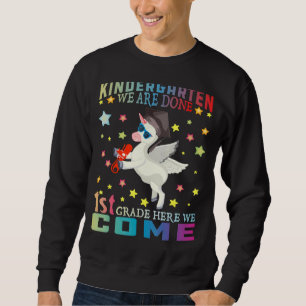 Sudadera Graduación De Kindergarten Unicornio Magico Para C