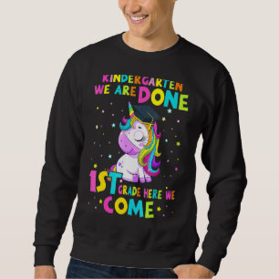 Sudadera Graduación De Kindergarten Unicornio Magico Para C