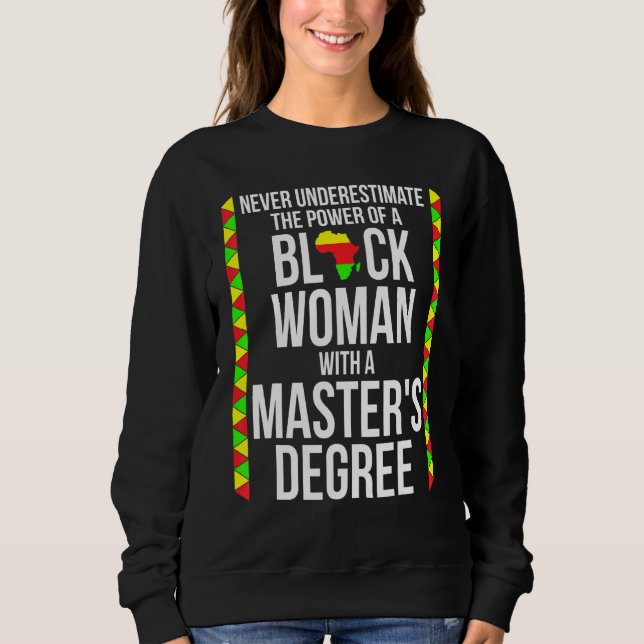 Sudadera Graduación de máster de la Reina Negra 26 (Anverso)