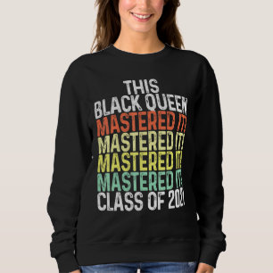 Sudadera Graduación de máster de la Reina Negra 36