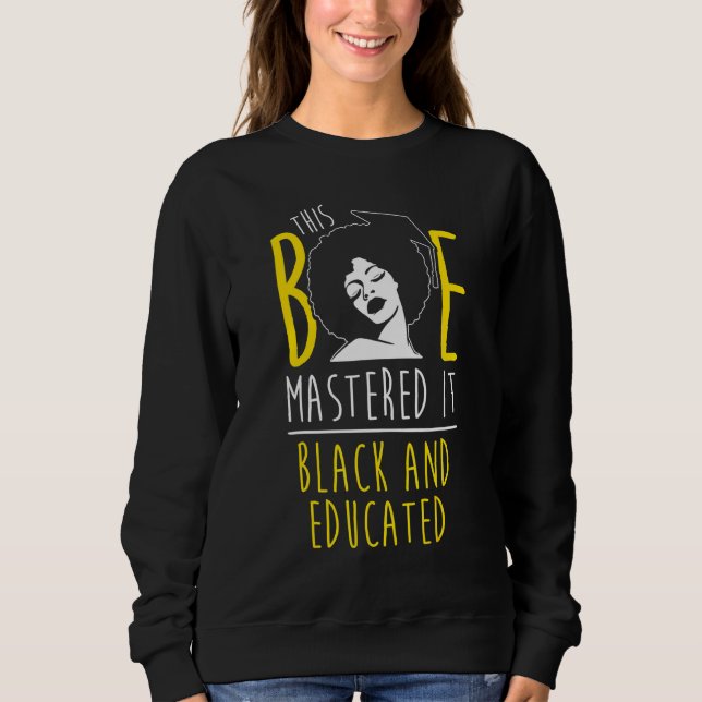 Sudadera Graduación de máster de Reina Negra 8 (Anverso)