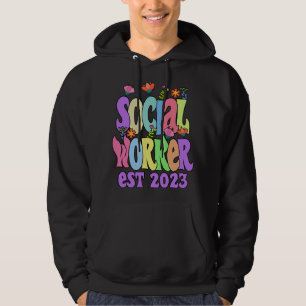 Sudadera Graduación de trabajo de trabajador social Maestrí