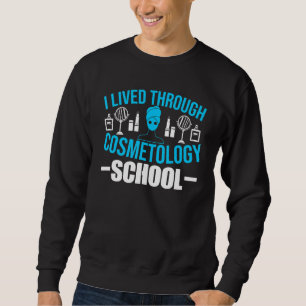 Sudadera Graduado de Cosmetología Proud Goal Life Licence C