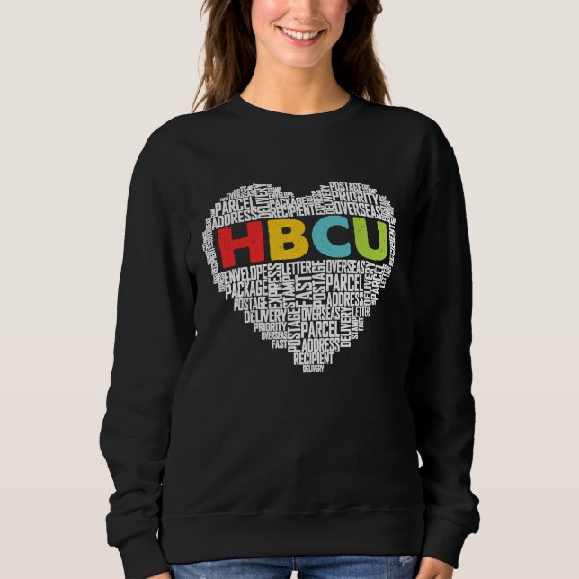 Sudadera Graduado de HBCU Disfraz de Graduado de HBCU Escue (Anverso)