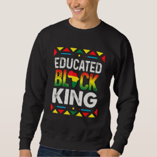Sudadera Graduado de Historia Negra del Rey Negro Educado M