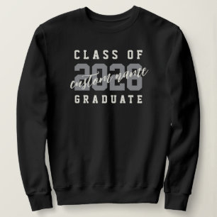 Sudadera Graduado de la Clase de 2026 Nombre Personalizado,
