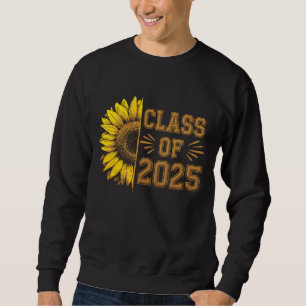 Sudadera Graduado de la promoción 2025 Girasol de graduació