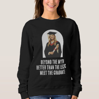 Sudadera Graduado Negro Legendario