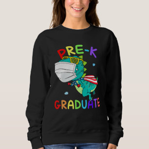 Sudadera Graduado preuniversitario Super T Rex Face Mask Bo