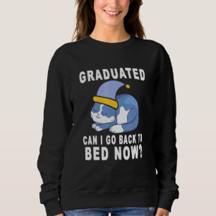 Sudadera Graduado ¿Puedo Volver A La Cama Ahora Graduación 