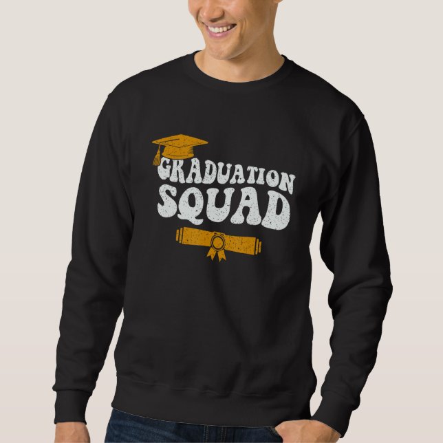 Sudadera Graduation Squad Team Graduate Family Matching Gra (Anverso)
