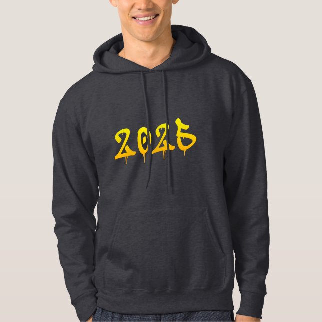 Sudadera Graffiti 2025 Hoodie - Negrita, urbana, sin tiempo (Anverso)