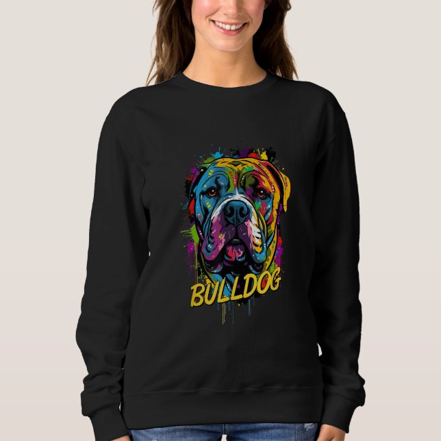 Sudadera Graffiti American Bulldog Mural Street for Pet Own (Anverso)