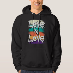 Sudadera Graffiti de amor Lgbt Gay Lesbian Hip Hop Graffiti