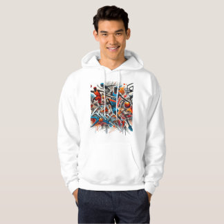 Sudadera Graffiti de baloncesto Art Hoodie - Audaz Basura d