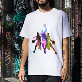 Sudadera graffiti de baloncesto Silhouette
