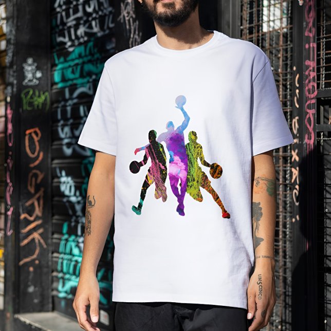 Sudadera graffiti de baloncesto Silhouette (Subido por el creador)