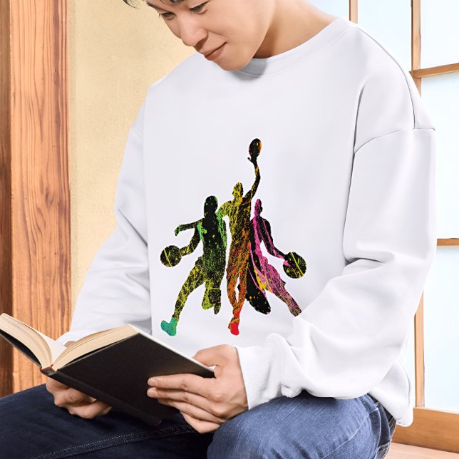 Sudadera graffiti de baloncesto Silhouette (Subido por el creador)