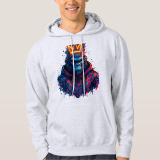 Sudadera Graffiti de gorila de coronado neón