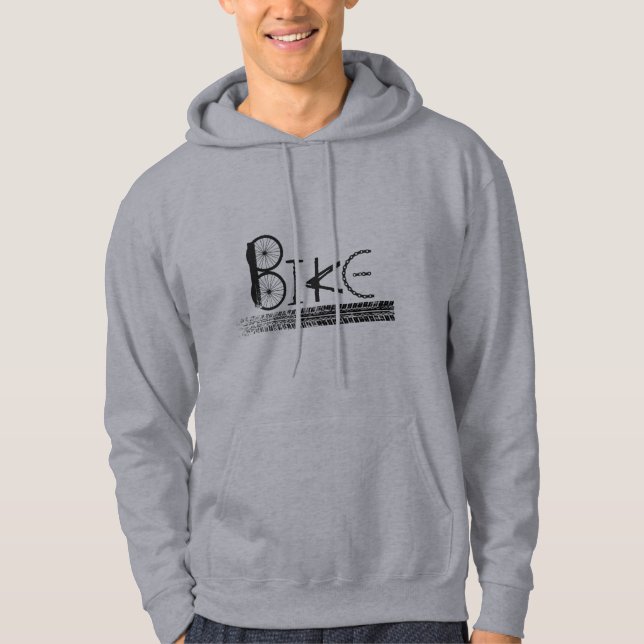 Sudadera Graffiti de piezas de bicicleta con pistas de neum (Anverso)