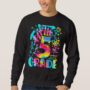 Sudadera Graffiti De Quinto Grado De Tie Dye De Nuevo A Sch