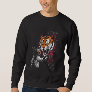 Sudadera Graffiti de tigre de gato - Gatito de pulverizació