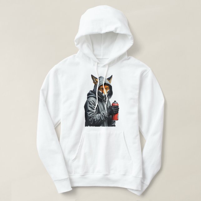 Sudadera Graffiti Fox Mascot (Diseño del anverso)