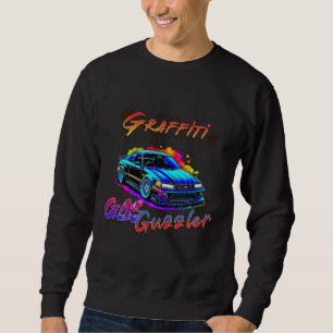 SUDADERA GRAFFITI GAS GUZZLER - COCHE DRIFT