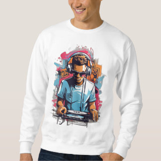 Sudadera Graffiti-Inspired DJ Sweatshirt