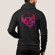 Graffiti Skull Camisas suaves encapuchadas básicas