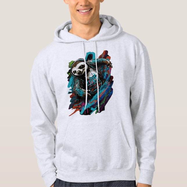 Sudadera Graffiti Sloth (Anverso)