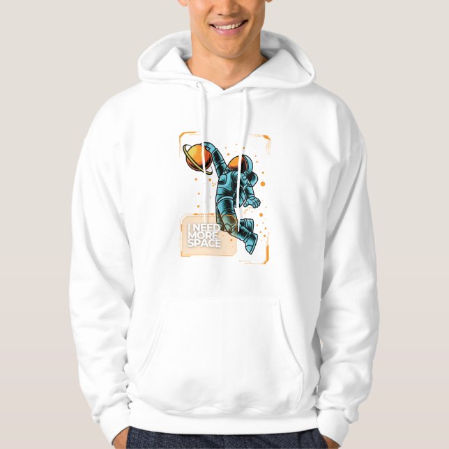 Sudadera Graffiti Style Necesito más baloncesto espacial (Anverso)