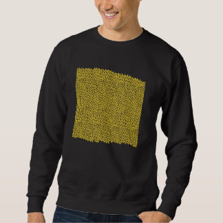 Sudadera Gráfica amarilla de la mano de la línea insensible