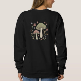 Sudadera Gráfica botánica de hongos Cottagecore