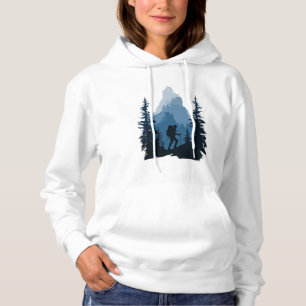 Sudadera Gráfica de aventura de silueta de montaña del club