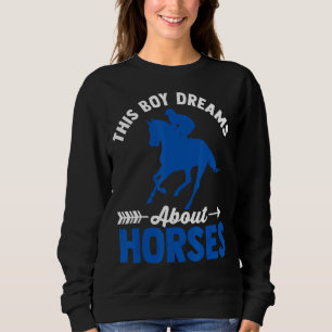 Sudadera Gráfica De Caballo Para Niños Y Hombres Caballo 1