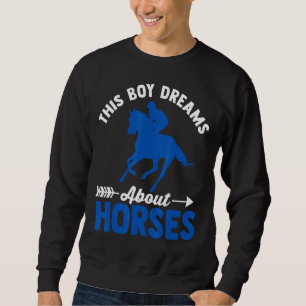 Sudadera Gráfica De Caballo Para Niños Y Hombres Caballo 1