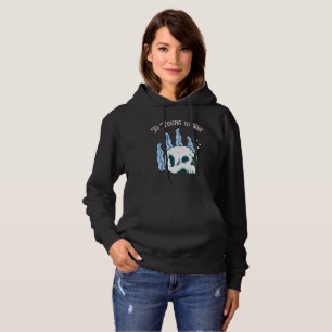 Sudadera Gráfica de calavera para morir demasiado joven