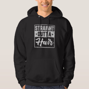 Sudadera Gráfica de calvicie en el pelo de los hombres rect