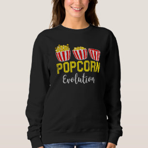 Sudadera Gráfica de Evolución de maíces de maíz pop