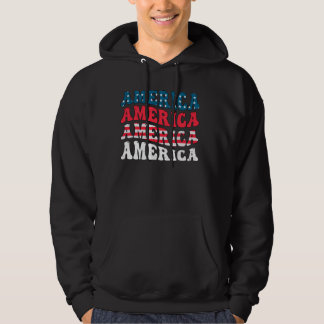 Sudadera Gráfica de la bandera de Estados Unidos graciosa 4