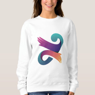 Sudadera Gráfica de la mano básica de la mujer