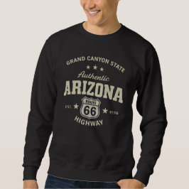 Sudadera gráfica de la ruta clásica 66 Arizona