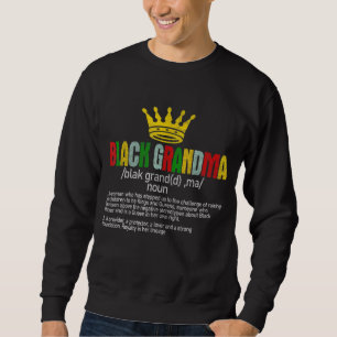 Sudadera Gráfica de Mes de Historia Negra de la Definición 