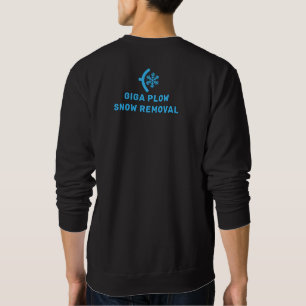 Sudadera Gráfica De Ola De Nieve Y De Copo De Nieve