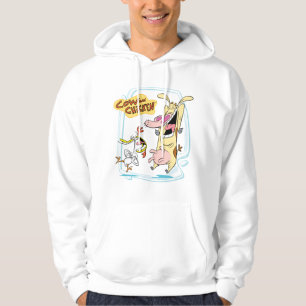 Sudadera Gráfica de risa de vaca y pollo