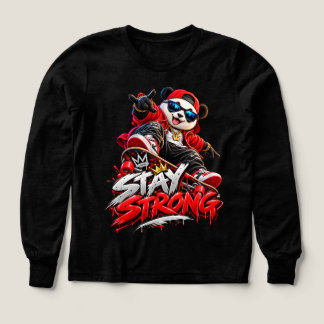 Sudadera gráfica de skater panda genial con 'Manté