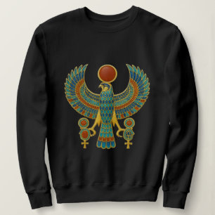 Sudadera Gráfica del Dios Sol Alado Horus del Anti