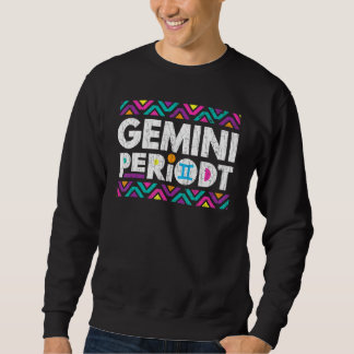 Sudadera Gráfica del período del Rótulo zodiaco Gemini