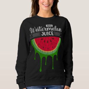 Sudadera Gráfica divertida de jugo de sandía de verano para